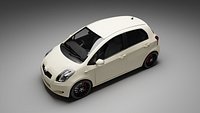 TOYOTA VITZ YARIS 2006 CREAM