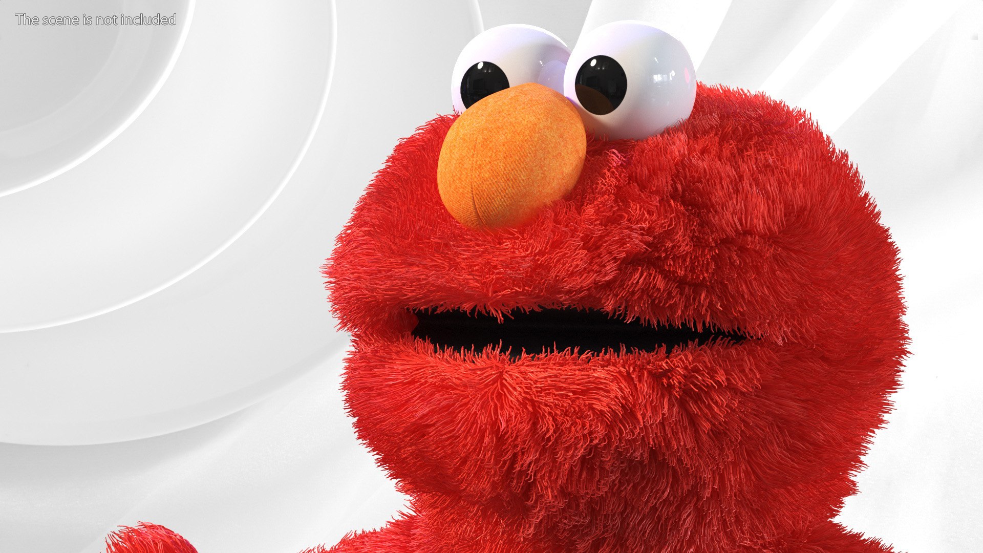 3D Elmo Hand Puppet Fur Model - TurboSquid 2006749