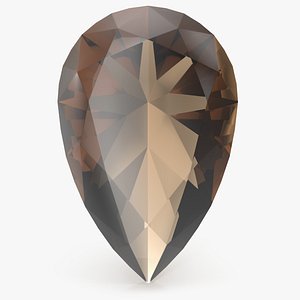 Pear Cut Smokey Topaz