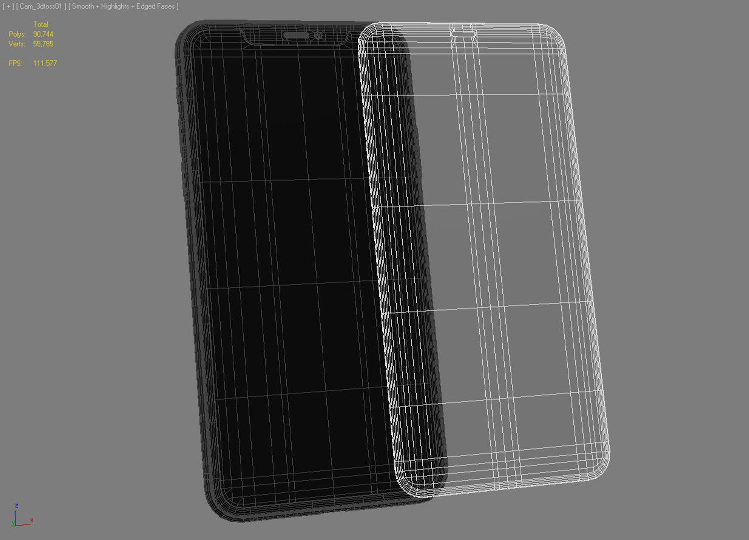 Apple iphone 11max silver 3D model - TurboSquid 1442667