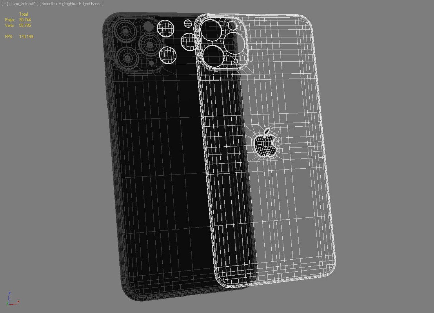 Apple iphone 11max silver 3D model - TurboSquid 1442667