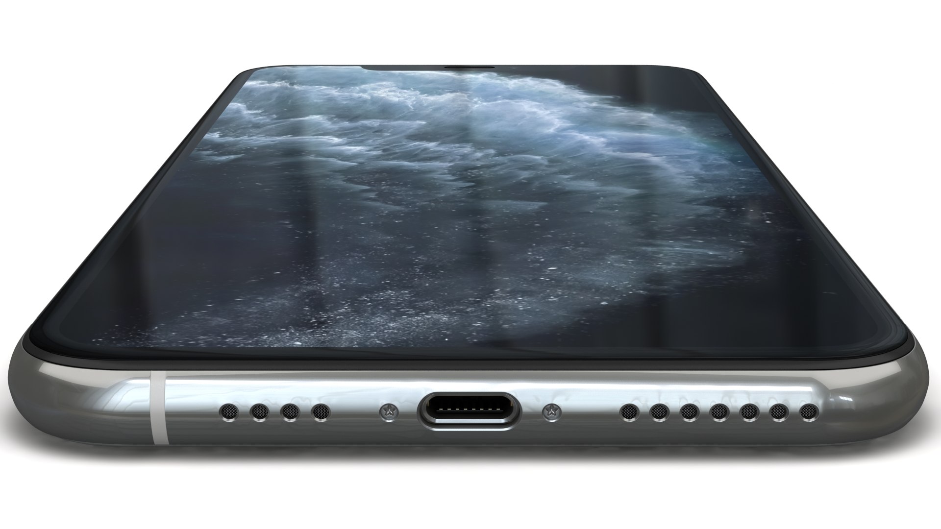 Apple iphone 11max silver 3D model - TurboSquid 1442667