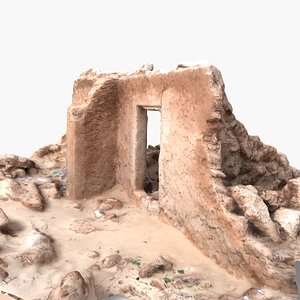 3d ruins sahara model