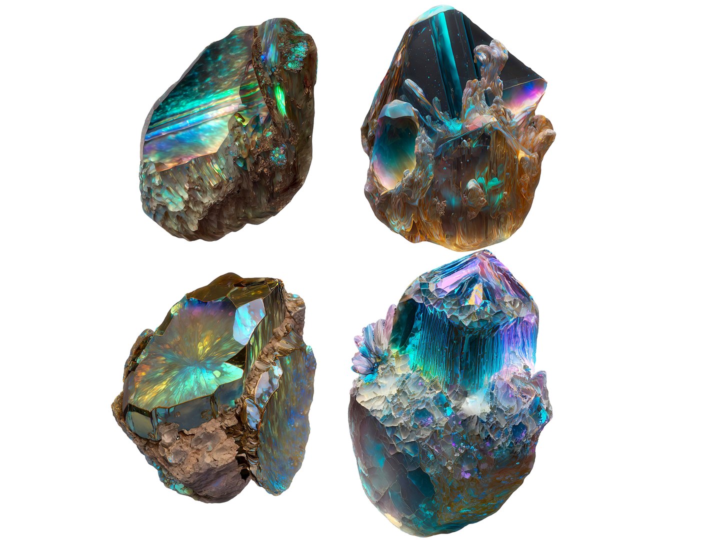 3D Magical Crystals Model - TurboSquid 2107371