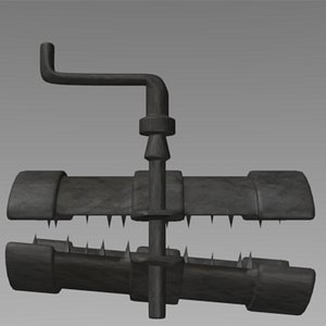 3d tortural spanish boot model