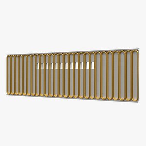 Modern Decorative Vent Cover 3D Model for Interior Visualization322 3D model