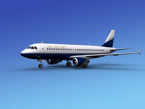 airline airbus 3d model