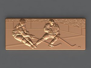 3D model hockey player