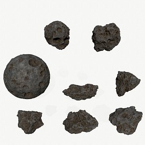 3D Asteroid Set model