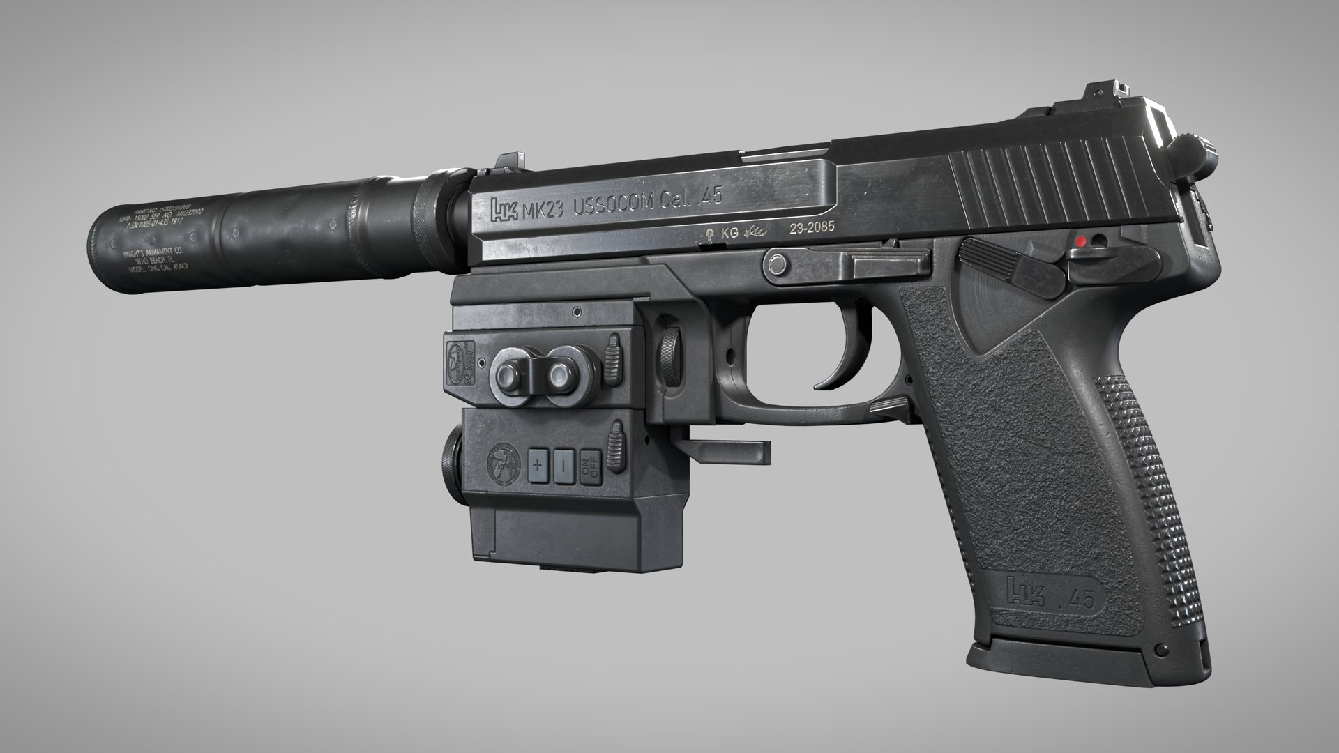 ガスガンと的】SOCOM Mk23 Proto Model FULLSET（custom】東京