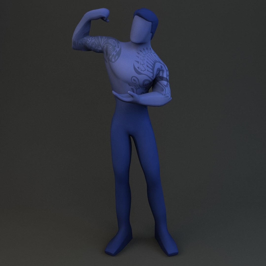 Free Body Mechanic Rig Model TurboSquid 1327403