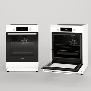 Cylinda oven-induction hob combo 3D model