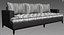 baker sofa bennet 3d max