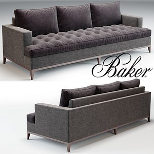 baker sofa bennet 3d max