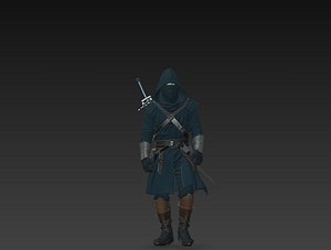 Stylized Arab Warrior Character