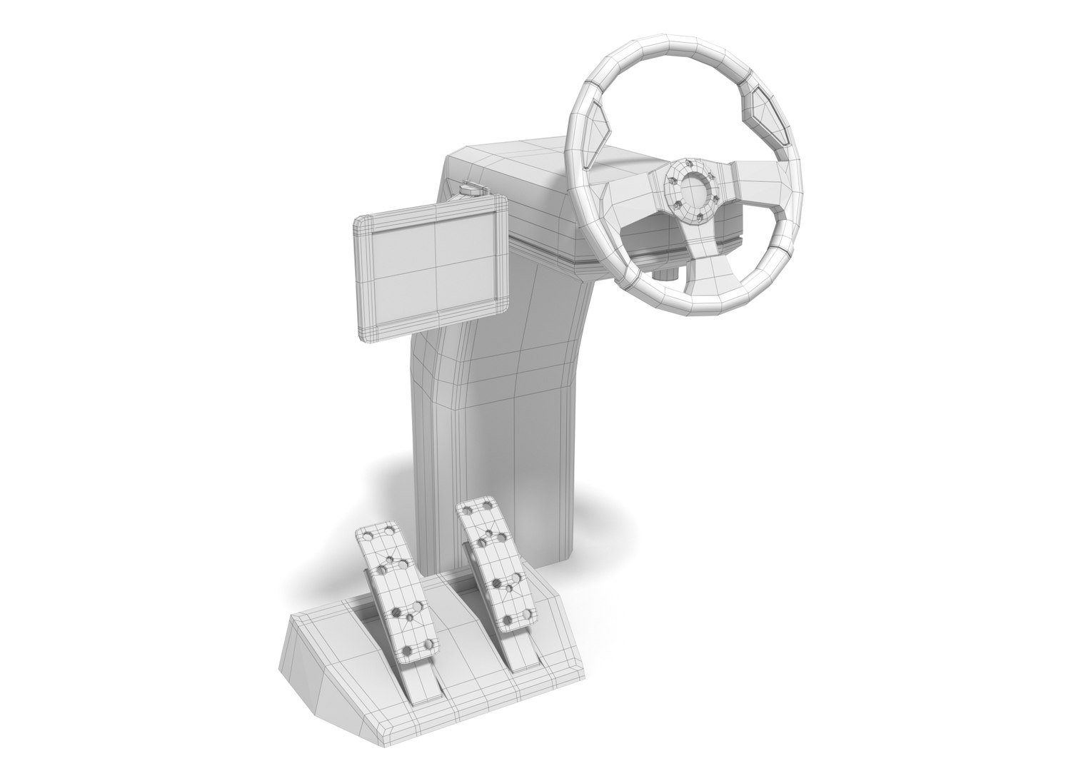 3D Vehicle Control Panel - TurboSquid 1722778
