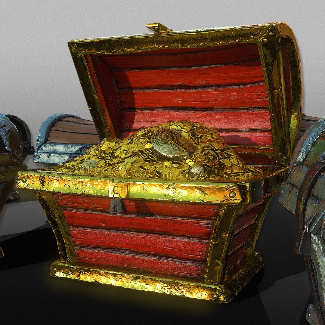 package treasure chests 3D model https://p.turbosquid.com/ts-thumb/j3/04PHfu/dchGrea9/mainunrealunity3dtreasurechestgameart/png/1588457157/1920x1080/fit_q87/1804e275b985e61d25505113bb1022d5451e290d/mainunrealunity3dtreasurechestgameart.jpg