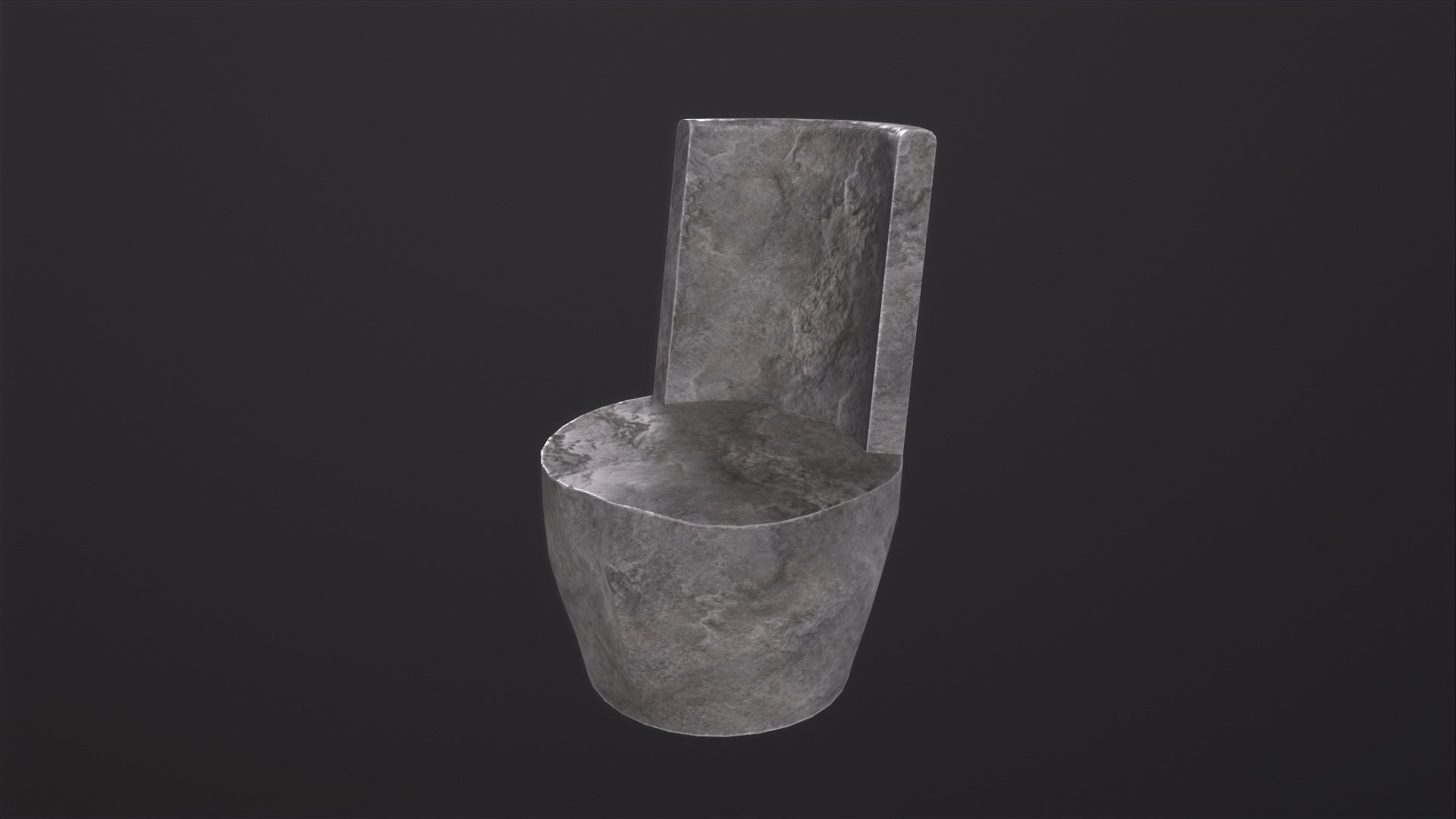 Stone Chair 3D Model - TurboSquid 2137159
