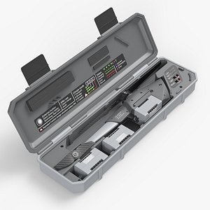 3D Black Hornet 4 UAS Nanodrone in Storage Case model