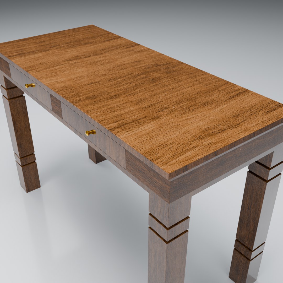 3D Simple Wooden Table 1 - TurboSquid 2225709