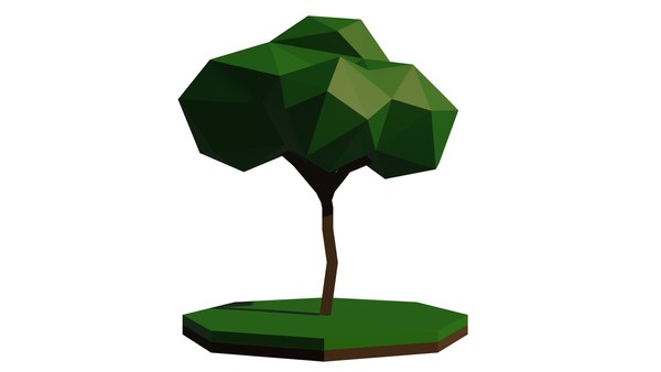3D Tree Lowpoly model