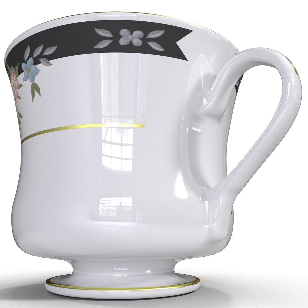 3d Tea Cup Model