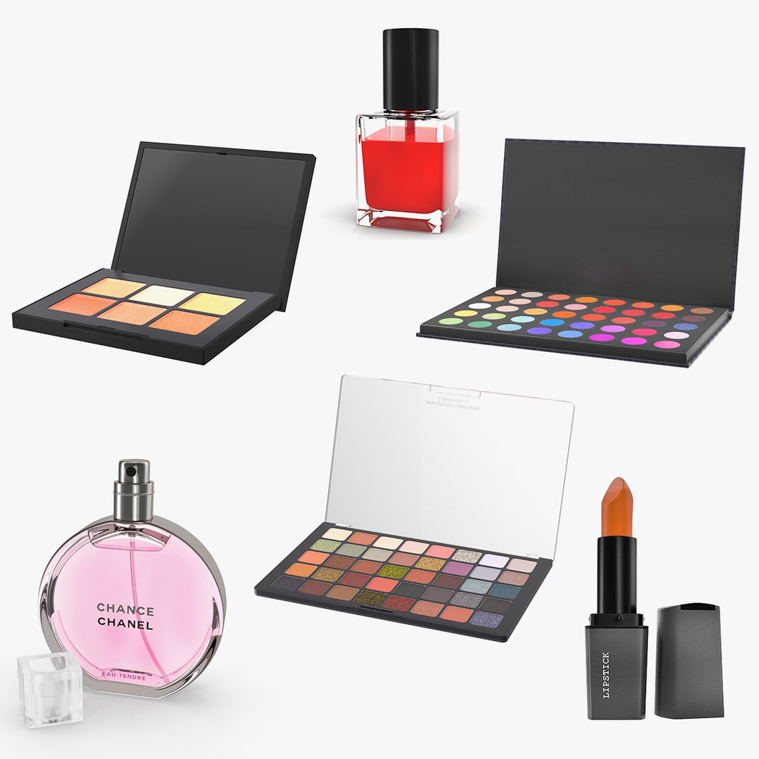 Cosmetics Collection 3 3D model preview