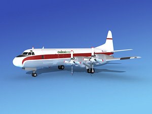 propellers l188 electra lockheed 3d max