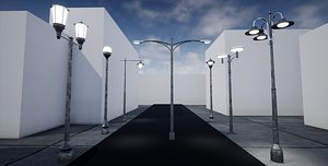 3D street light