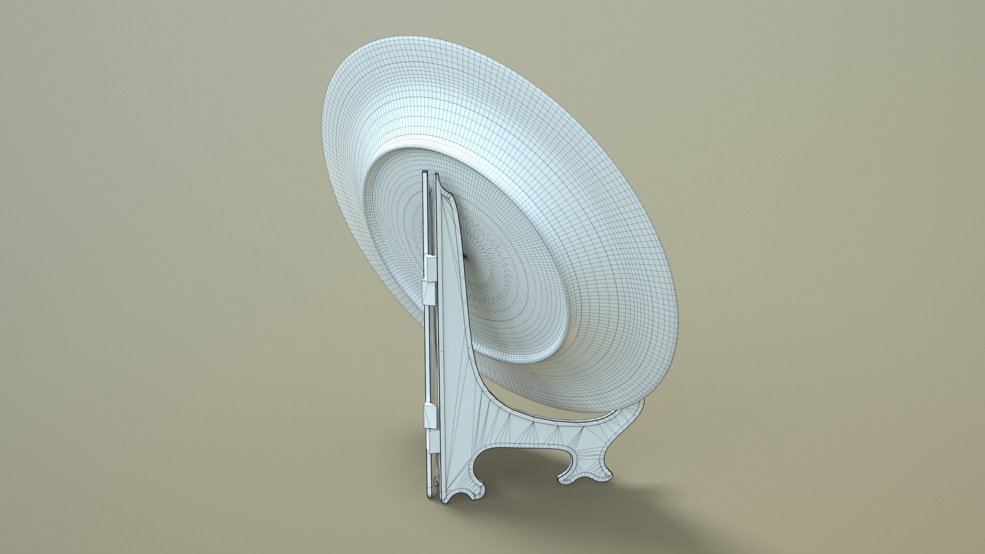 Plate With Stand Low-poly 3D Model Model - TurboSquid 2000225
