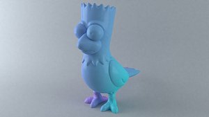 3D Bart Raven model