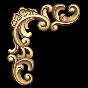 (489) Decor Element -3d STL model for CNC