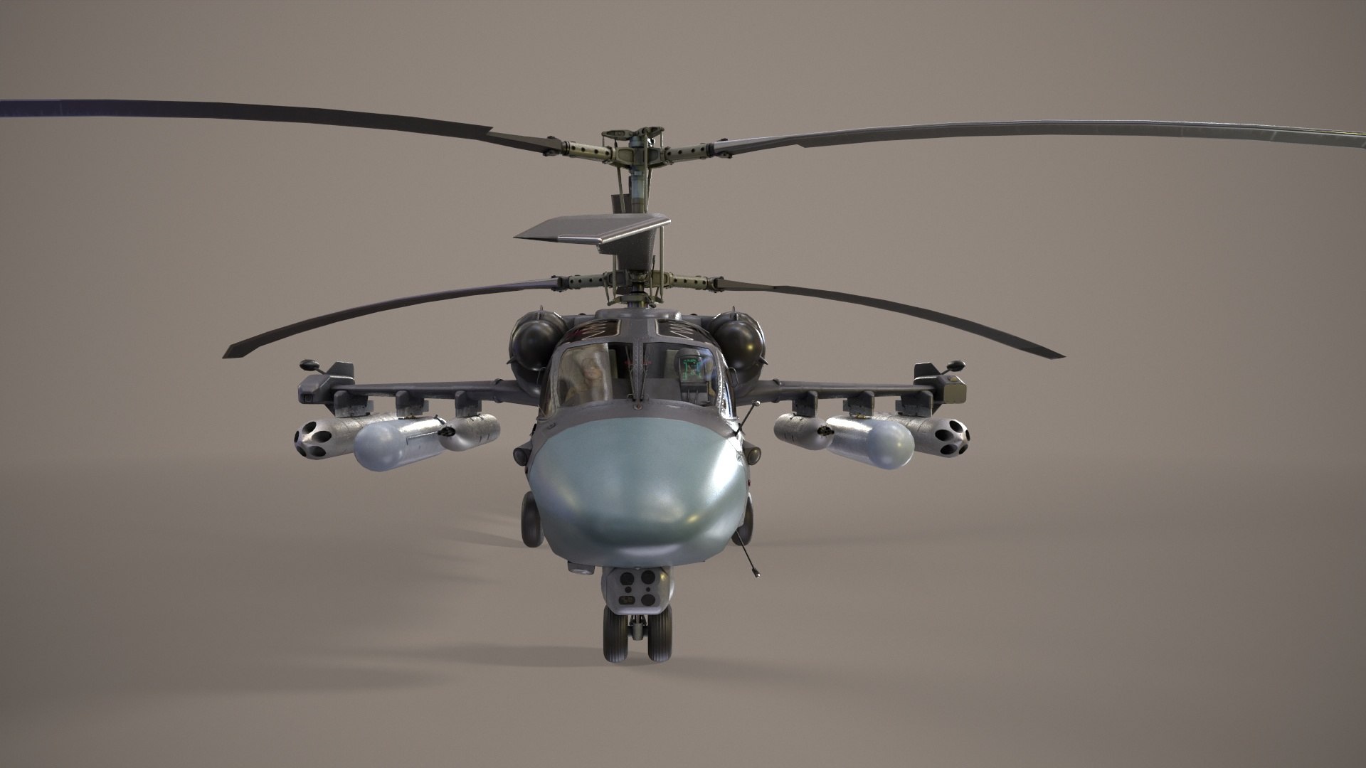 3D Kamov Ka-52 Alligator Dark Complex Animation - TurboSquid 1979444