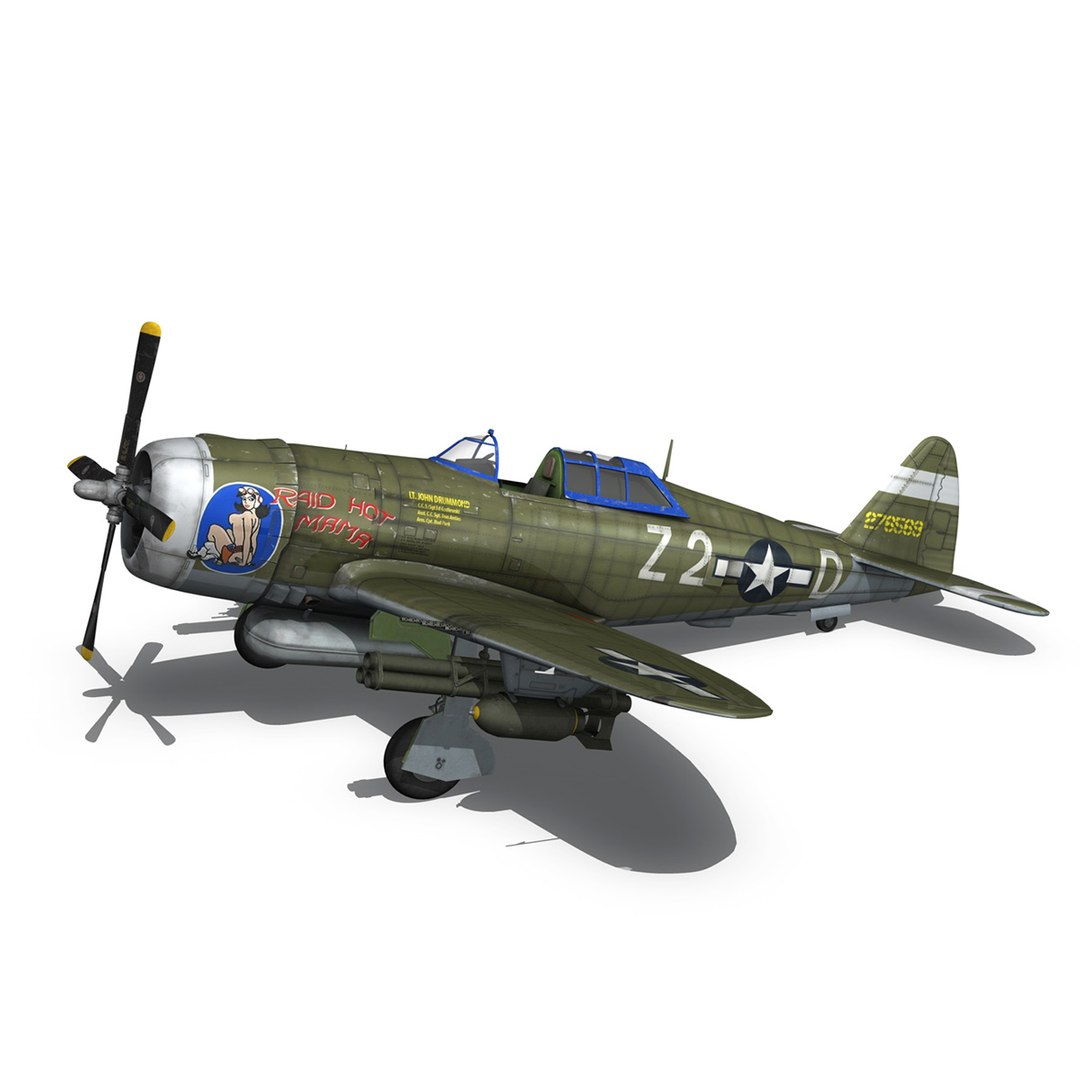 3d republic p-47 thunderbolt fighter aircraft model https://p.turbosquid.com/ts-thumb/j3/X0Fho3/4vaEmbpN/mama10/jpg/1503733151/1920x1080/fit_q87/293ecbd2a524d5fa36cad2b7bd3fd21e2d2ec3d8/mama10.jpg
