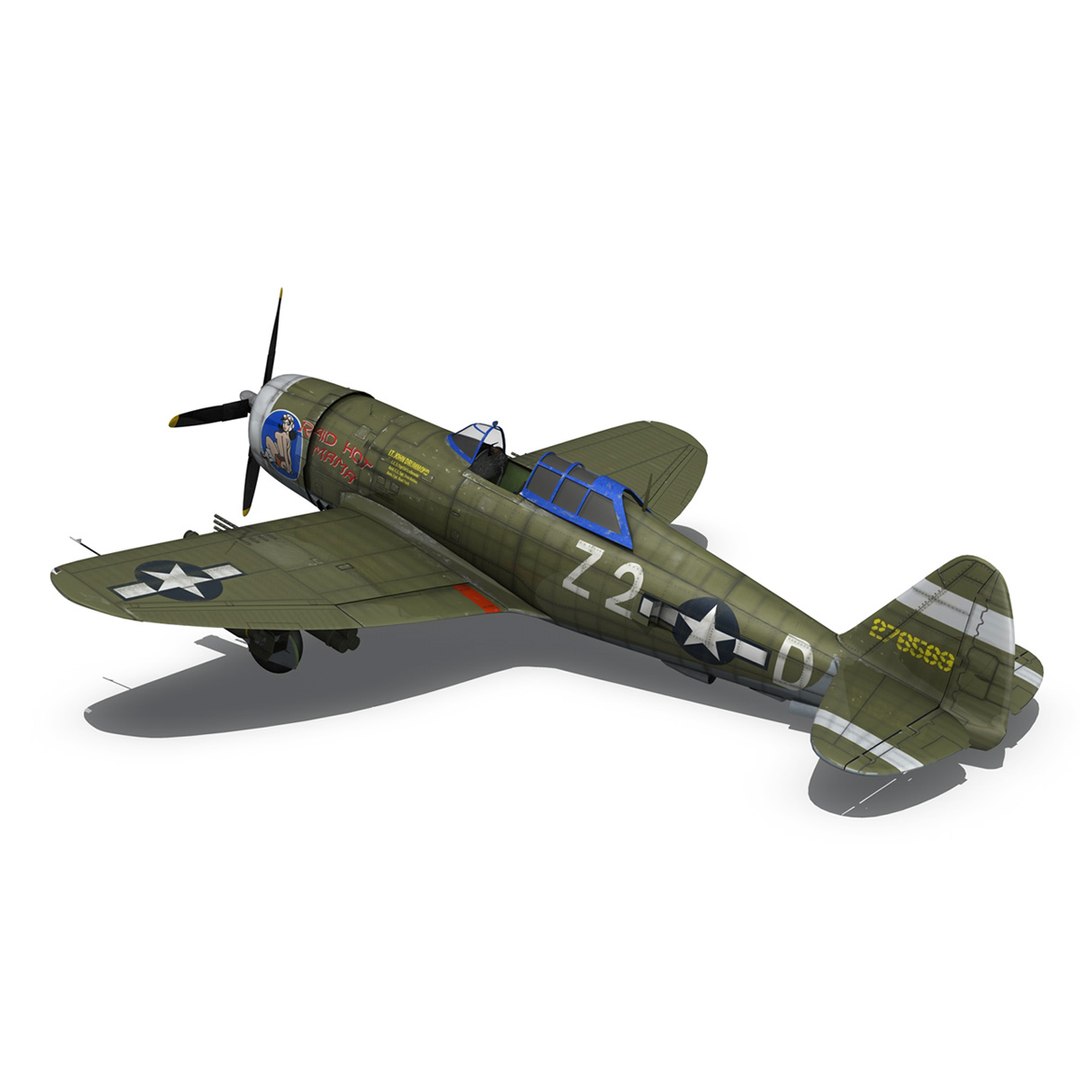 3d republic p-47 thunderbolt fighter aircraft model https://p.turbosquid.com/ts-thumb/j3/X0Fho3/jGKqYpVT/mama11/jpg/1503733151/1920x1080/fit_q87/45d46bea493f362fd8007775f65d3c070297e618/mama11.jpg