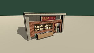 Bus shelter and Shop
