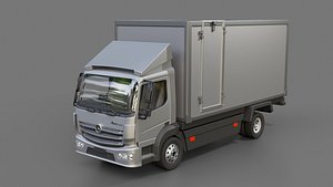 Mercedes Atego 2013 Box Truck 3D model