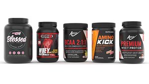 Protein Powder Collection 3D model