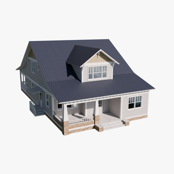 3D House Craftsman Style M1