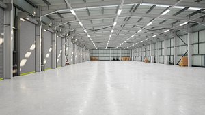 interior warehouse 3D