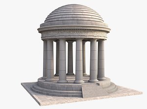 District of Columbia War Memorial 3D