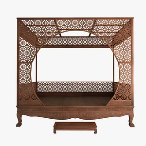 canopy bed 3d max