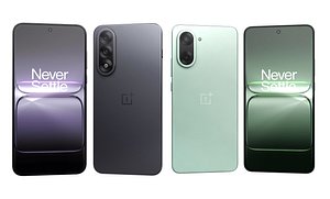 OnePlus Ace 5 Racing Edition Green And OnePlus Ace 5 Ultra Black 3D