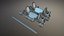 ZSU-23-4 Shilka Tracks High-Poly