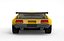 Low Poly De Tomaso Pantera GTS Sports car