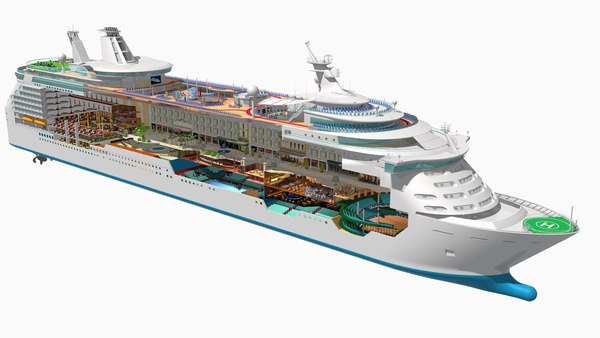 3D Mariner of the Seas Cruise Cutaway - TurboSquid 1834448