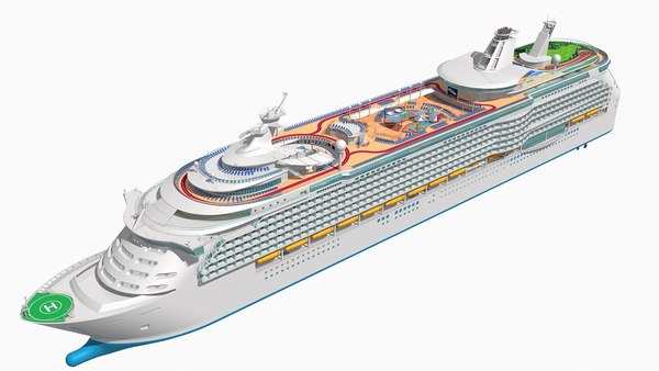 3D Mariner of the Seas Cruise Cutaway - TurboSquid 1834448