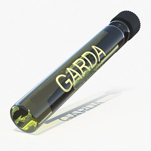 3D GARDA Lemon and Neroli Perfume Sample Vial model