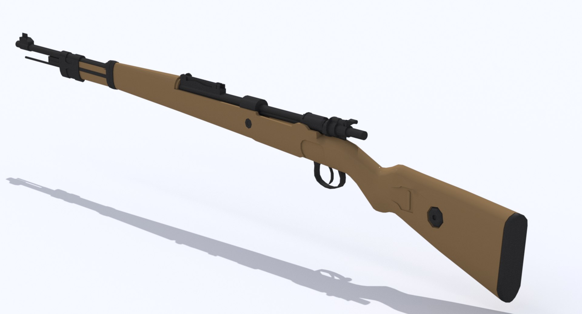 Karabiner 98k Rifle 3d Model