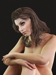 3D nude woman